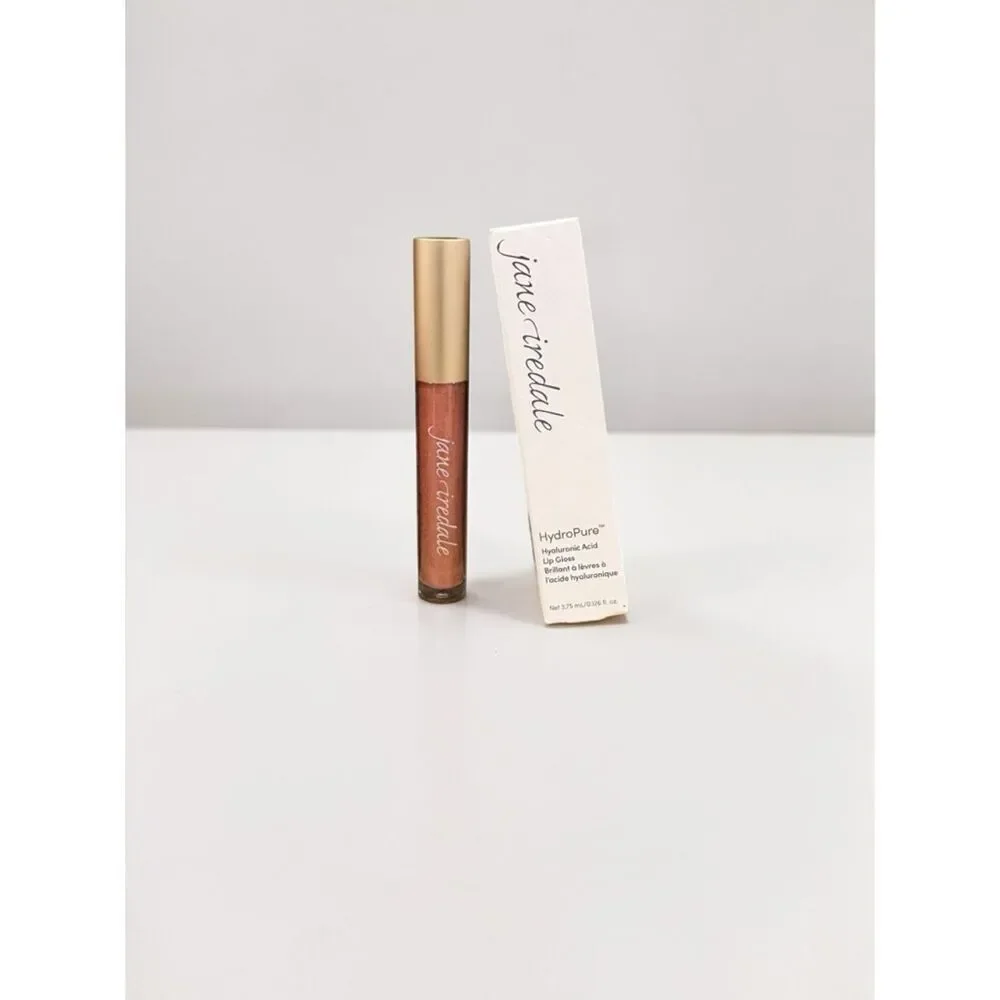 jane iredale HydroPure Hyaluronic Acid Lip Gloss Mocha Latte NWB